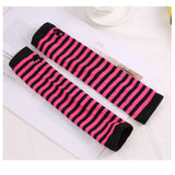 Fashion Lady Striped Elbow Gloves