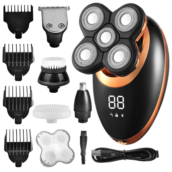 Rechargeable Electric Clippers Razor Hair Trimmer Grooming Kit