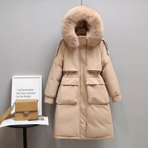 Fitaylor Winter Women Long Hooded Jacket